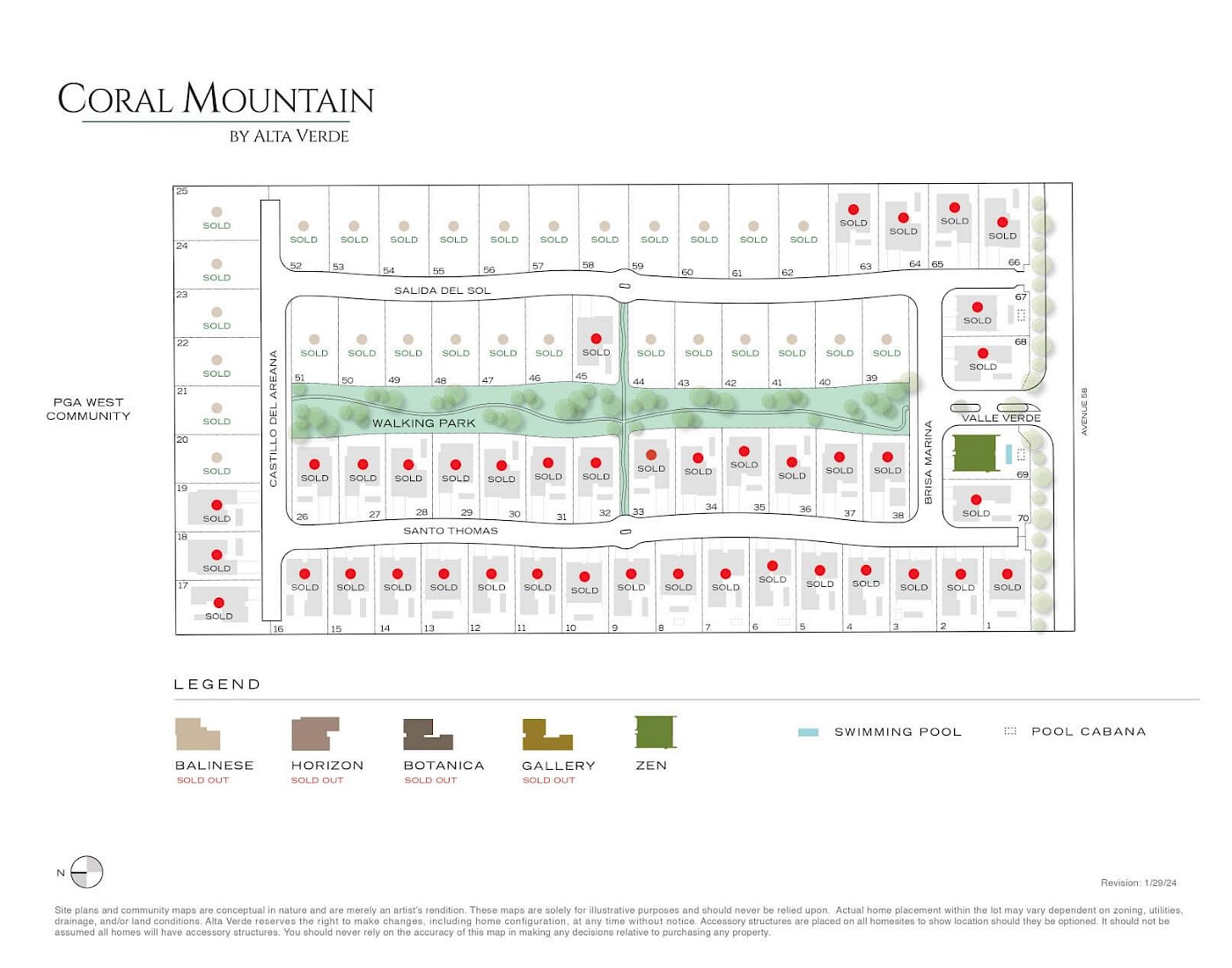 Coral Mountain Site Plan